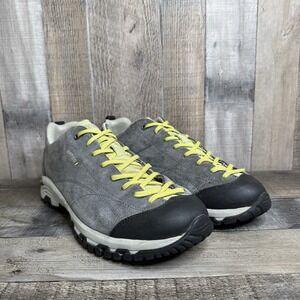 Mens Lytos Le Florians M16 Gray Leather Low Athletic Trail Sneakers Size 10.5 D